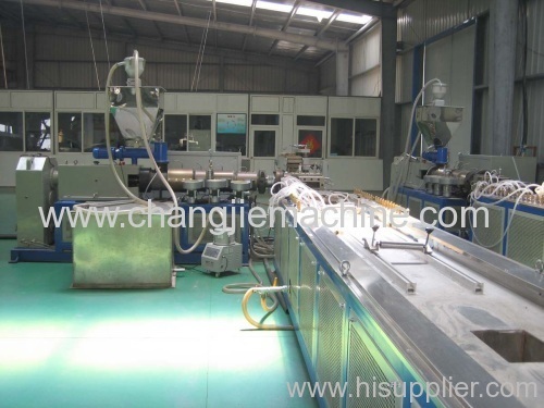 wood and plastic door making line