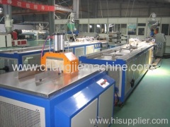 wood and plastic profile making machine