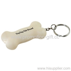 Light Up Dog Bone Keytag