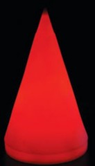 Red LED night cone light