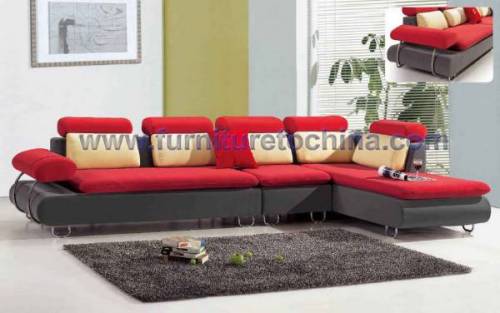 contemporary sectional corner fabric sofa