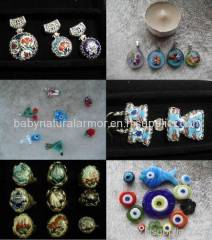 Traditional Turkish Jewelry, Evil Eye glass beads, Murano jewelry