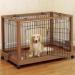 galvanized dog cage
