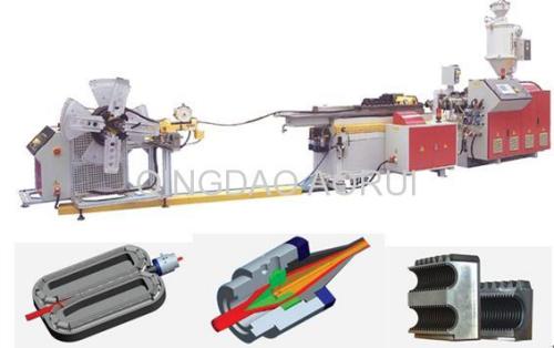 pe single wall corrugated pipe making line