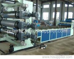 wpc wood-plastic extrusion line