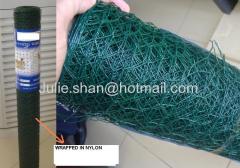 Hexagonal wire mesh net