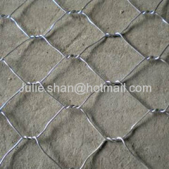 Galvanized hexagonal fence