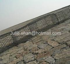 Galvanized gabion net