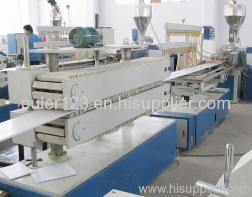 pvc/pp/pe foamed profile machine