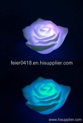 floating rose candle