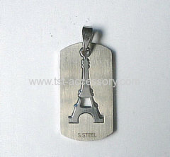 Steel dog tag