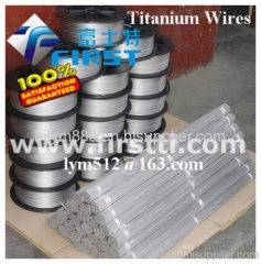 titanium wire titanium rod titanium coil wire titanium alloy wires