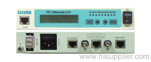 1/2/4/8/16E1 Over Ethernet TDM Over IP converter mux
