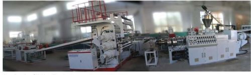 XPS fomed heat preservation board extrusion machine