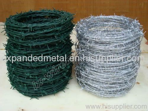 Pvc barbed wire mesh