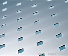 Stianless steel square hole perforations