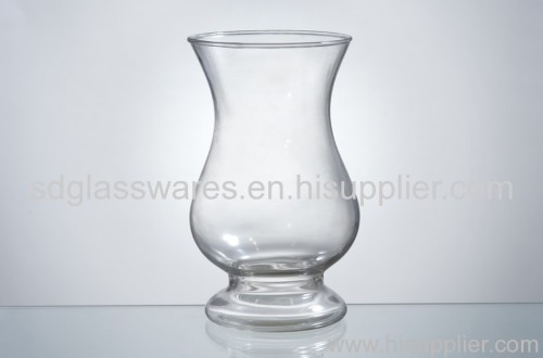thick bottom glass candle holder