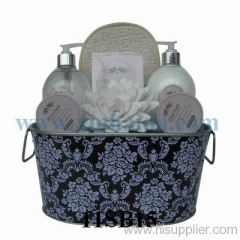 Metal Bucket Bath set