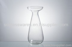 clear glass vase