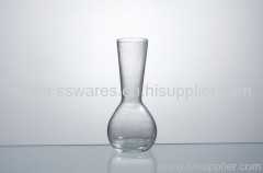 decorative clear glass vase