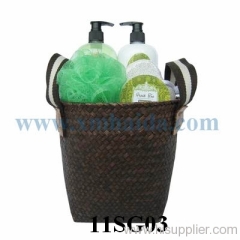 Basket bath set