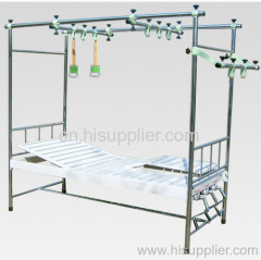 orthopedics traction bed with the type of detaching legs and stainless steel bed head