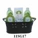 Metal Bucket Bath set