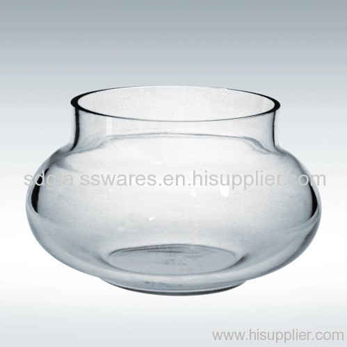 small fish bowl by machine blown