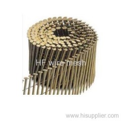 Steel coil roofing nails