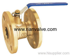 Brass Flange Ball Valves