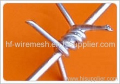 galvanized barbed wire fences