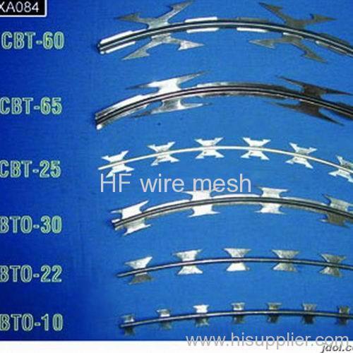 high quality alvanized razor barbed wire