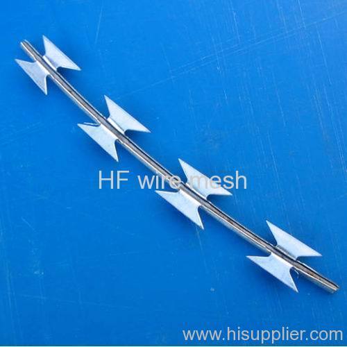 galvanized steel razor barbed wire