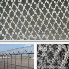 Fencing galvanized razor barbed wire