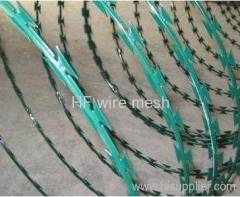 High quality PVC coated razor barbed wire