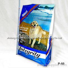 heavy duty dog food bag with side gusset