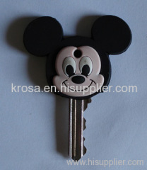 cute pvc key cover