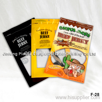 beef jerky vacuum pouch with zipper
