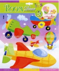 Mini Plane Handmade 3D Sticker-CC003a