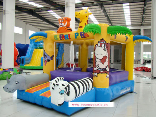 Safari park bounce house