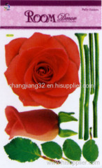 Rose combinative wall art sticker-HAT1004