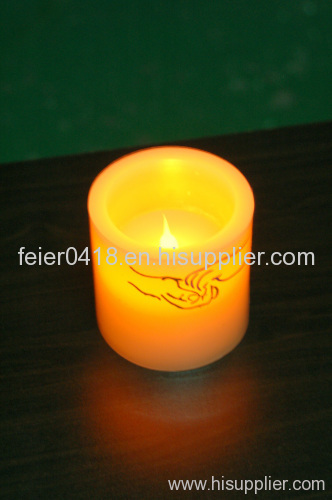 sparkling decrative candle