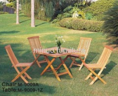 garden wood furniture set