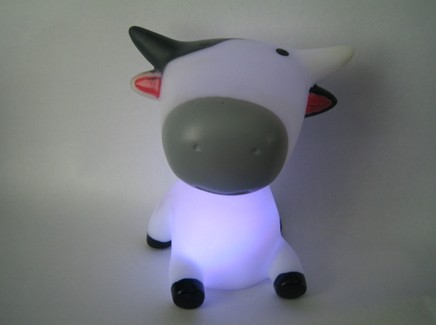 color changing cow shape night light