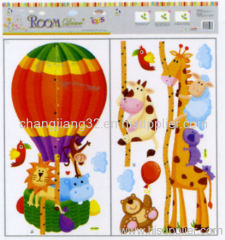 Animals acrobatic Growth Chart wall Sticker-HDT-1002