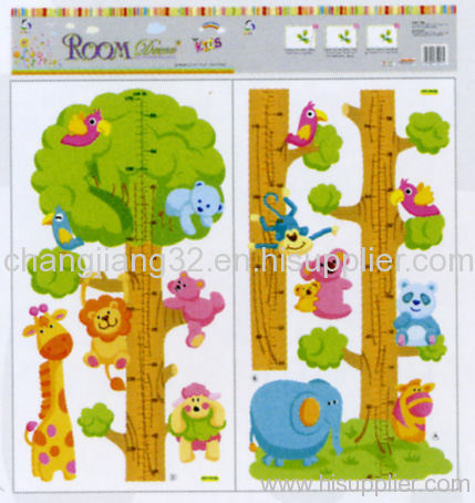 Tree Growth Chart Wall Decal