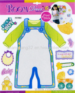 Baby cloth window stickers-FCT005
