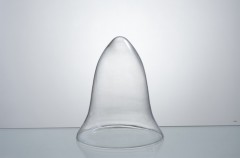 tapered glass candle holder