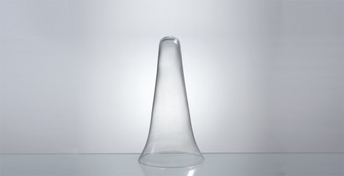 subulate glass candle holder