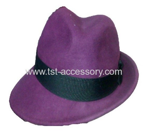 Personal touch felt hat